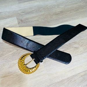 💛💛Elquoii gold buckle belt